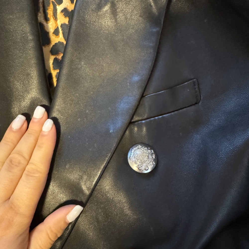 Veronica Beard Nevis leather jacket - Picture 4 of 9